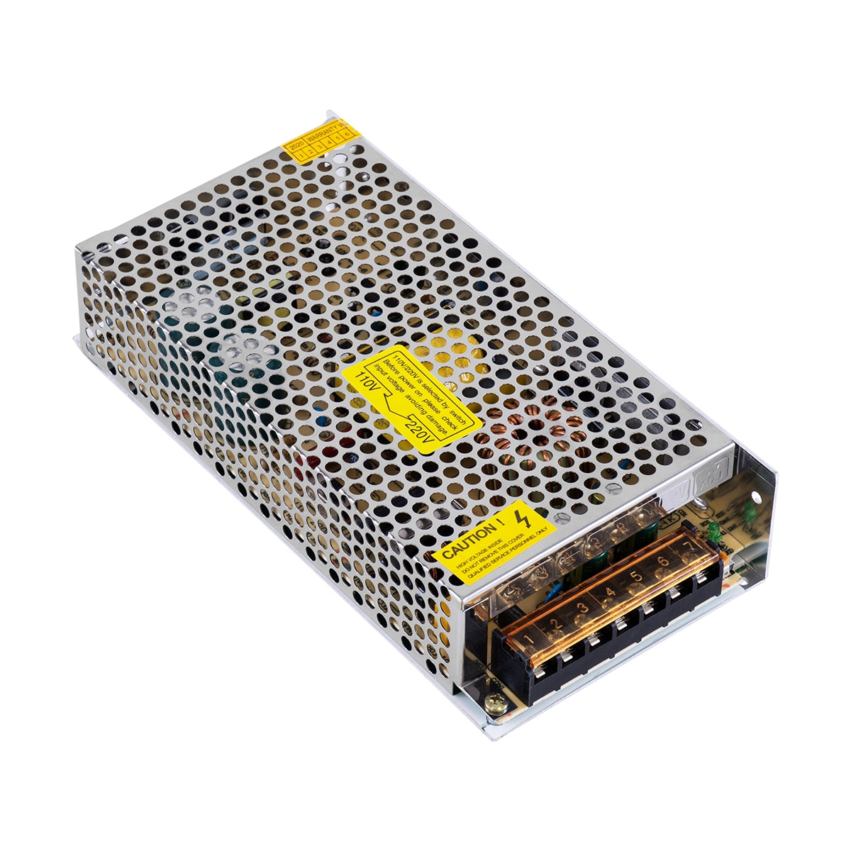 GloboStar® 73091 Μεταλλικό Τροφοδοτικό PELV TRIAC DIMMABLE για Προϊόντα LED 200W 16.66A - AC 220-240V σε DC από 0.5V (0%) σε 12V (100%) - IP20 L20 x W9 x H4.5cm - ledmania.gr