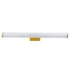 GloboStar® MABEL 60429 Μοντέρνο Φωτιστικό Τοίχου - Απλίκα Καθρέπτη Μπάνιου - Πίνακα LED 12W 1400lm 270° AC 220-240V IP44 Μ60 x Π10 x Υ5cm - Φυσικό Λευκό 4500K - Χρυσό - ledmania.gr