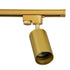 GloboStar® LEO 60358 Μοντέρνο Φωτιστικό Οροφής Ράγα με Κινούμενα Σποτ Αλουμινίου Δίφωτο 2 x GU10 AC 220-240V IP20 Μ50.5 x Π6 x Υ20cm - 2 Γραμμών - Χρυσό Πλατίνα - ledmania.gr