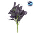 GloboStar® PURPLE JOY 78298 Τεχνητό Φυτό Ζεμπρίνα - Μπουκέτο Διακοσμητικών Φυτών - Κλαδιών με Φύλλωμα Μωβ Υ28cm - ledmania.gr
