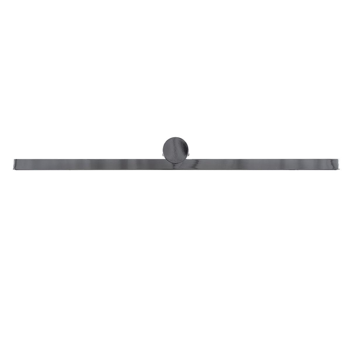 GloboStar® ROSA 60451 Μοντέρνο Φωτιστικό Τοίχου - Απλίκα Καθρέπτη Μπάνιου - Πίνακα LED 12W 1400lm 120° AC 220-240V IP44 Μ60 x Π15 x Υ7cm - Φυσικό Λευκό 4500K - Χρώμιο Νίκελ - ledmania.gr