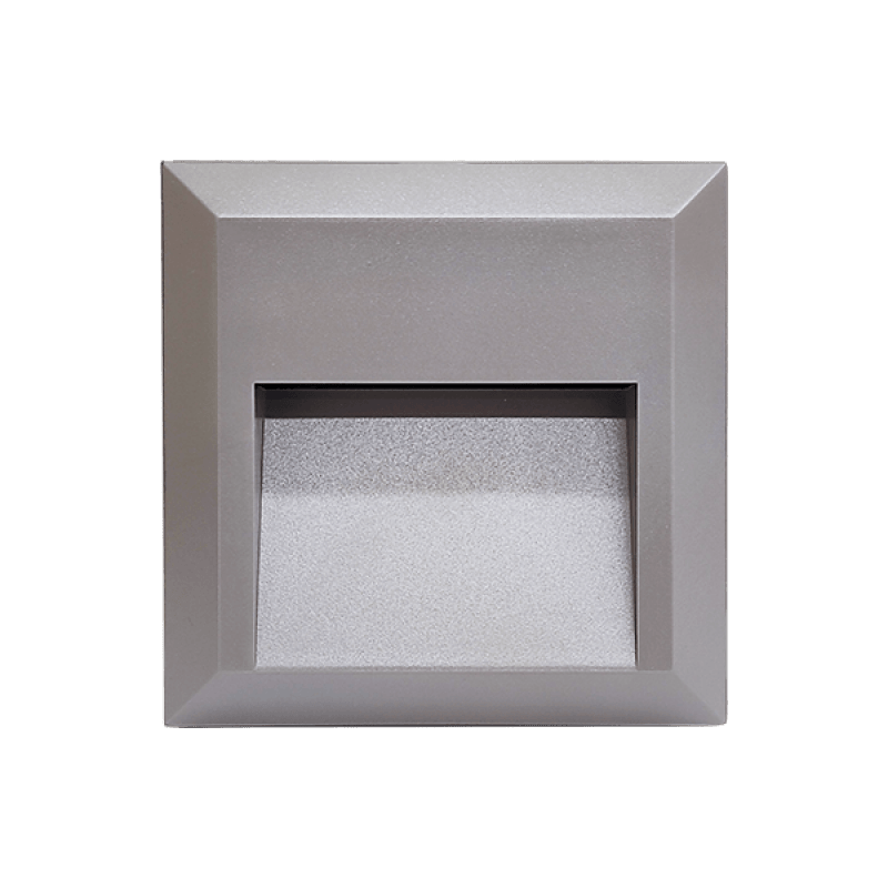GRF52 LED ΑΠΛΙΚΑ ΕΞΩΤ. ΧΩΡΟΥ 1.5W 4000K IP65 ΓΚΡΙ - ledmania.gr
