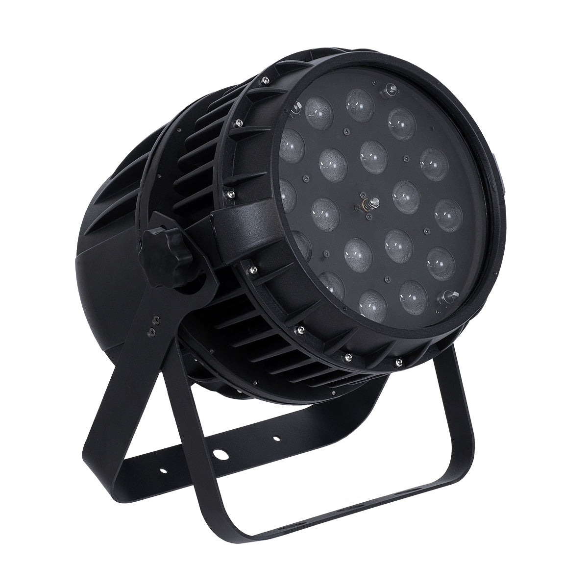 GloboStar® 51114 MINOTAUR Επαγγελματική Κεφαλή PAR DMX512 216W AC 230V 4in1 BEAM - WASH - SPOT - ZOOM 8° - 60° OSRAM LED Αδιάβροχη IP65 RGBW - Μαύρο - L24.8 x W28 x H37cm - ledmania.gr