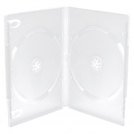MediaRange DVD Case for 2 Discs 14mm machine packing grade Frosted/Transparent (MRBOX26-M) - ledmania.gr