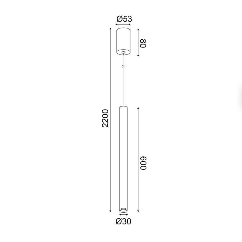 ΚΡΕΜΑΣΤΟ ΦΩΤΙΣΤΙΚΟ LED 5W ΜΕΤΑΛΛΙΚΟ ΛΕΥΚΟ 3000K - ledmania.gr