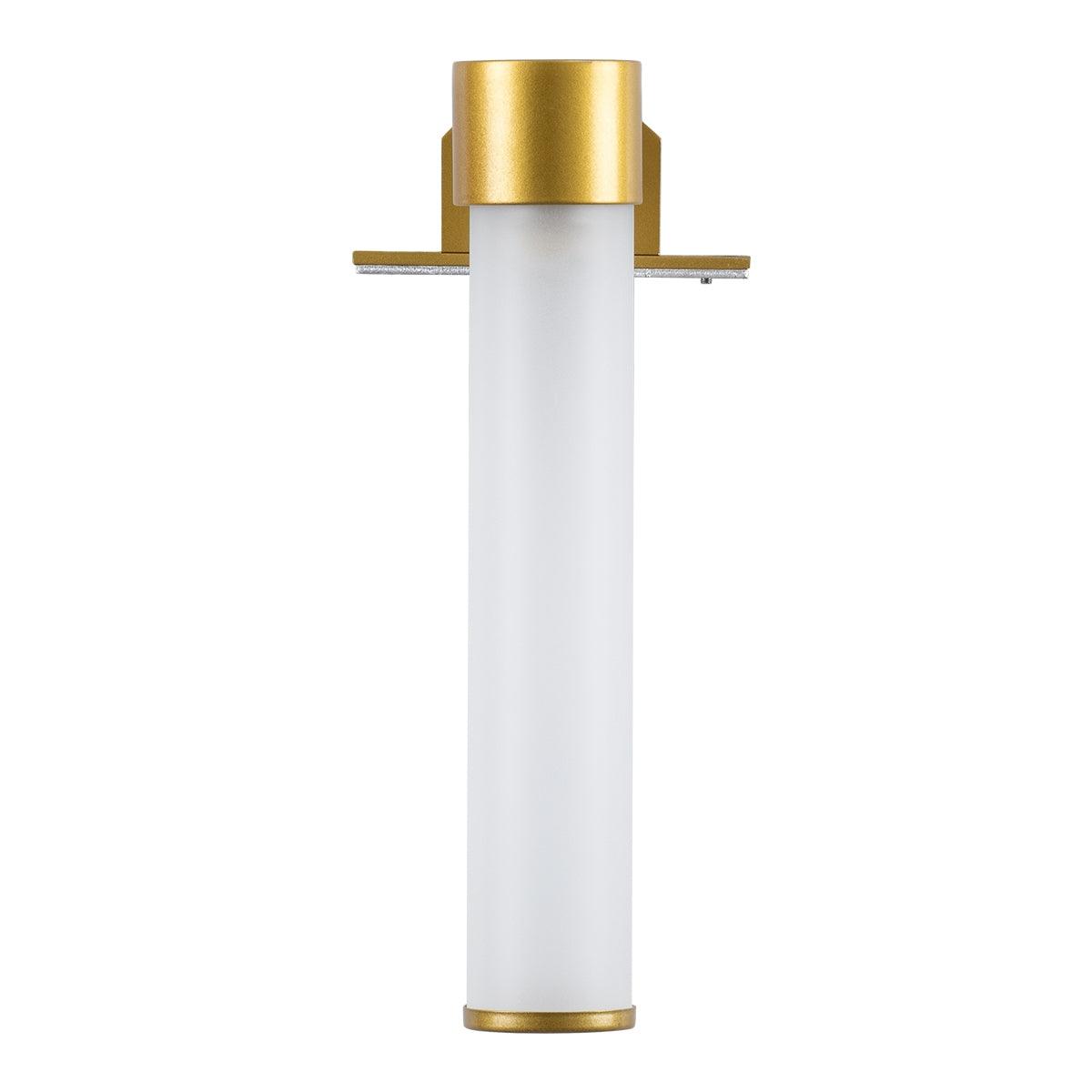 GloboStar® ELSA 60405 Μοντέρνο Φωτιστικό Τοίχου - Απλίκα Καθρέπτη Μπάνιου - Πίνακα 1 x G9 360° AC 220-240V IP44 Μ3.5 x Π13.5 x Υ20cm - Χρυσό - ledmania.gr