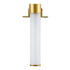 GloboStar® ELSA 60405 Μοντέρνο Φωτιστικό Τοίχου - Απλίκα Καθρέπτη Μπάνιου - Πίνακα 1 x G9 360° AC 220-240V IP44 Μ3.5 x Π13.5 x Υ20cm - Χρυσό - ledmania.gr