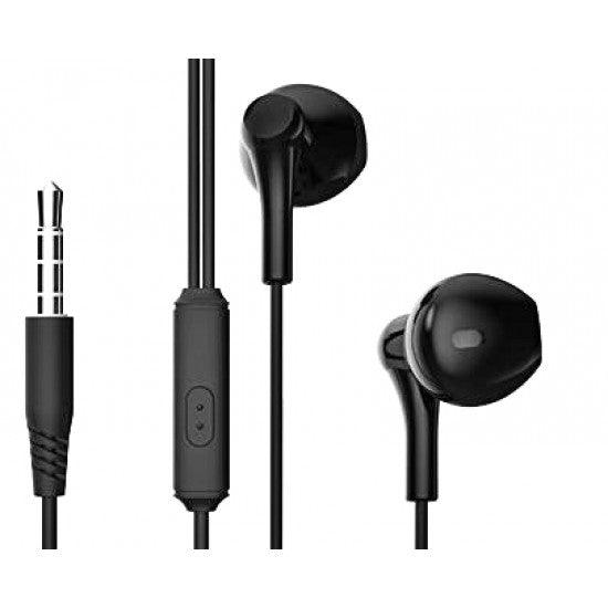 XO EP39 Half In-ear 1.15M Μαύρο - ledmania.gr