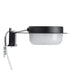 GloboStar® KIARA 60400 Μοντέρνο Φωτιστικό Τοίχου - Απλίκα Καθρέπτη Μπάνιου με 3 Τρόπους Τοποθέτησης LED 5W 560lm 120° AC 220-240V IP44 Μ10 x Π13 x Υ3cm - Φυσικό Λευκό 4500K - Μαύρο - ledmania.gr