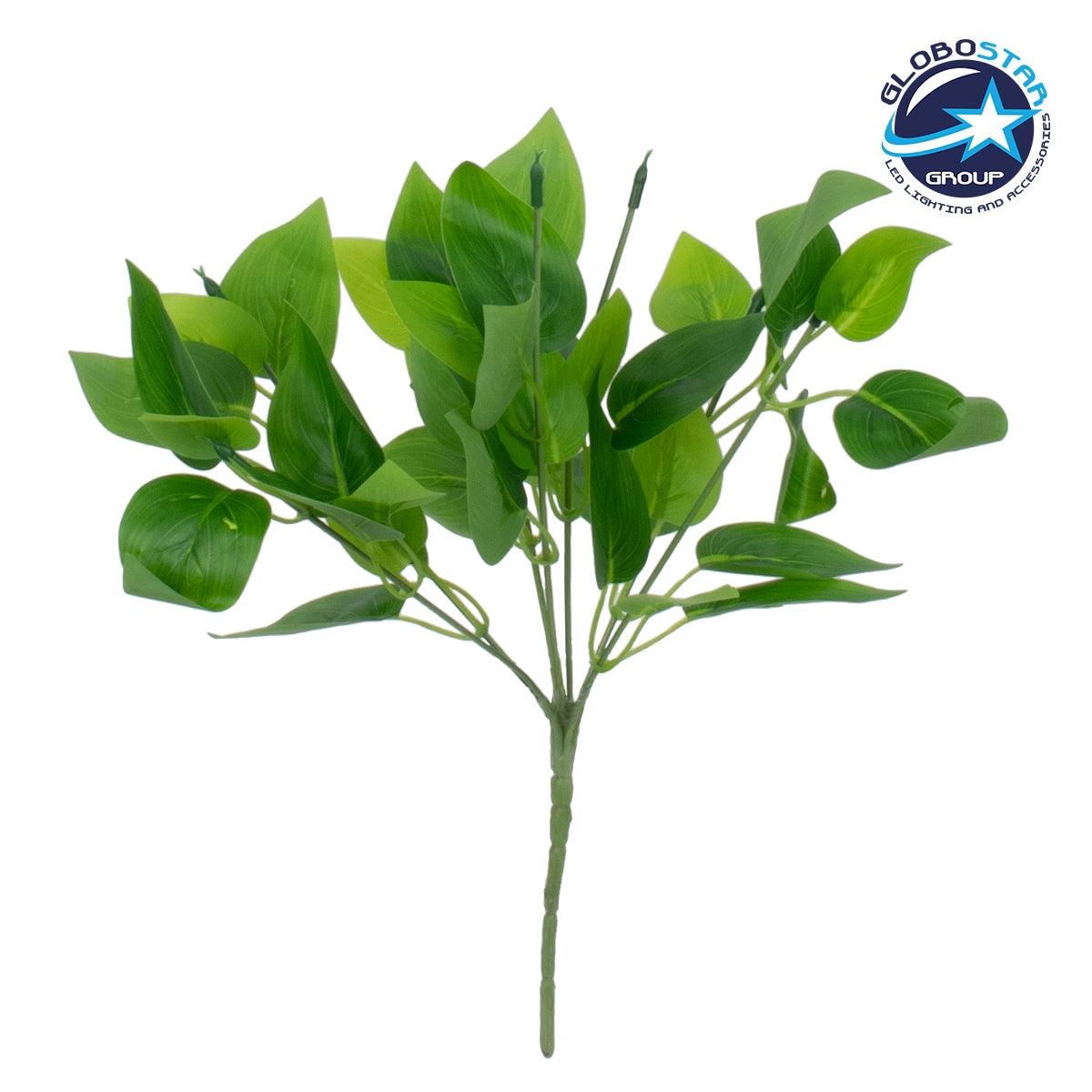GloboStar® WATER PLANTAIN 78284 Τεχνητό Φυτό Άλισμα - Μπουκέτο Διακοσμητικών Φυτών - Κλαδιών με Φύλλωμα Πράσινο Υ30cm - ledmania.gr