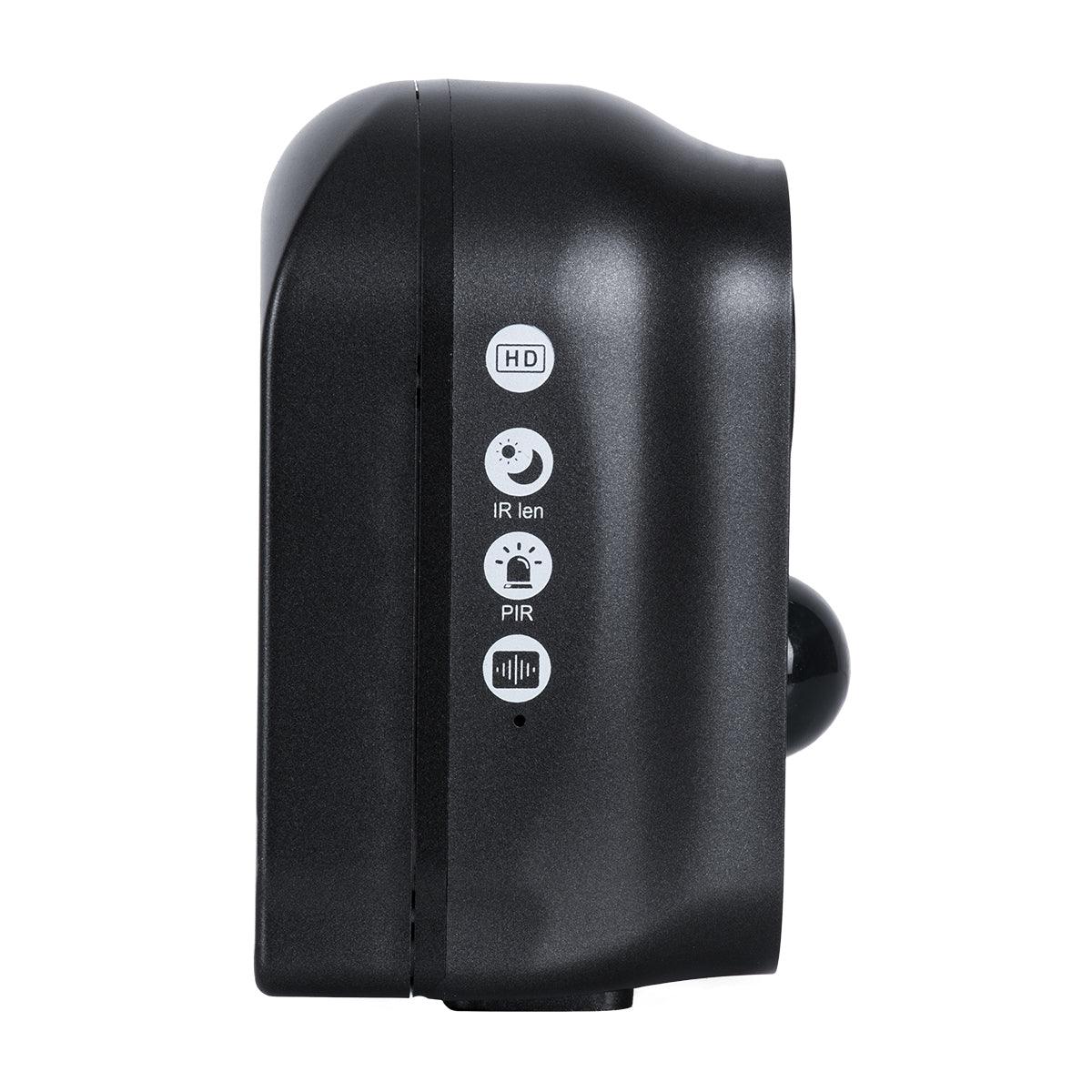 GloboStar® 86026 Επαναφορτιζόμενη Επιτραπέζια/Τοίχου IP Camera 1080P WiFi 90° Μοιρών - 6200mAh - Νυχτερινή Όραση με LED IR - Διπλή Κατέυθυνση Ομιλίας - Ανιχνευτή Κίνησης - Νυχτερινή Λήψη - Θέση SD Κάρτας Max 128GB - 25 Μέρες Stand By - ledmania.gr