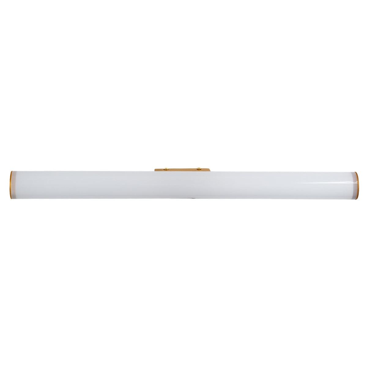 GloboStar® MABEL 60431 Μοντέρνο Φωτιστικό Τοίχου - Απλίκα Καθρέπτη Μπάνιου - Πίνακα LED 12W 1400lm 270° AC 220-240V IP44 Μ60 x Π10 x Υ5cm - Φυσικό Λευκό 4500K - Χάλκινο - ledmania.gr