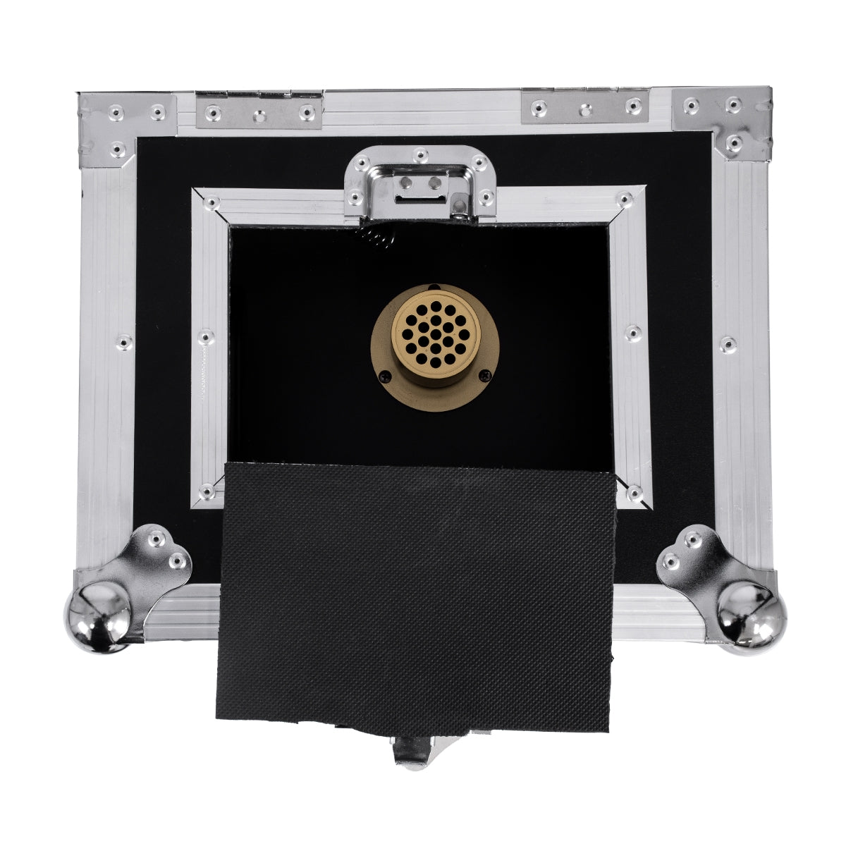 GloboStar® 51170 MERMAID Επαγγελματική Επιδαπέδια Μηχανή Double Haze Machine - Διπλού Εφέ Ομίχλης-Νέφωσης 600W AC 220V-240V DMX512 Display on Body & Ασύρματο Χειριστήριο σε Flight Case - Μαύρο - L49.5 x W38 x H45cm - ledmania.gr