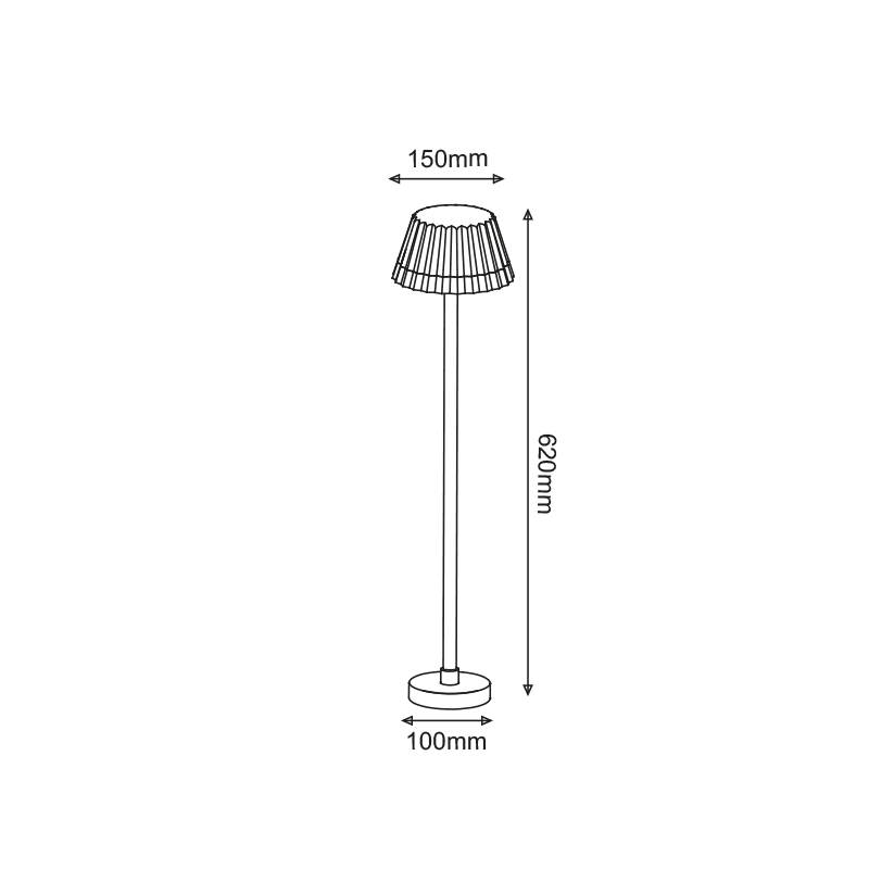 ^LED SMD POST LUMINAIRE 10W 400LM 130° 230V AC 3.000K DARK GREY CRI80 IP65 30.000HRS - ledmania.gr