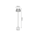 ^LED SMD POST LUMINAIRE 10W 400LM 130° 230V AC 3.000K DARK GREY CRI80 IP65 30.000HRS - ledmania.gr