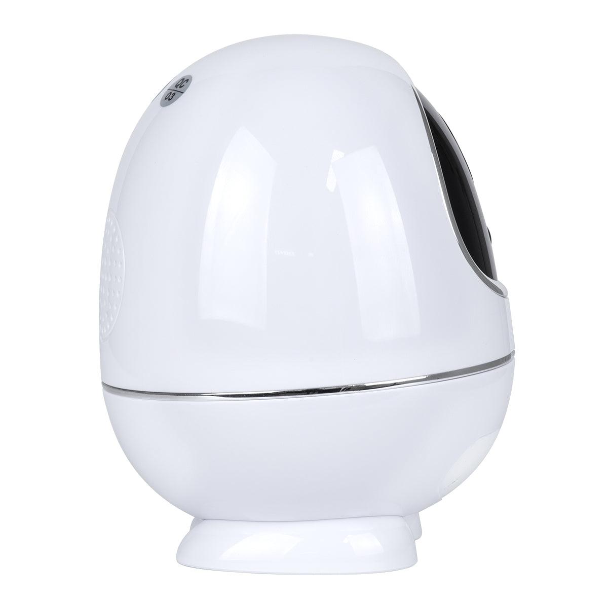 GloboStar® 86008 Rechargeable Table Camera WiFi HD 1080P 3MP 350° 5200mAh Two Way Audio & Motion Detection - Επαναφορτιζόμενη Επιτραπέζια Κάμερα WiFi HD 1080P 350° 5200mAh Διπλή Κατέυθυνση Ομιλίας με Ανιχνευτή Κίνησης - Λευκό - ledmania.gr