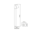 ^LED COB POST LUMINAIRE 6W 400LM 100° 230V AC 3.000K DARK GREY CRI80 IP54 30.000HRS - ledmania.gr
