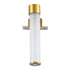 GloboStar® ELSA 60405 Μοντέρνο Φωτιστικό Τοίχου - Απλίκα Καθρέπτη Μπάνιου - Πίνακα 1 x G9 360° AC 220-240V IP44 Μ3.5 x Π13.5 x Υ20cm - Χρυσό - ledmania.gr