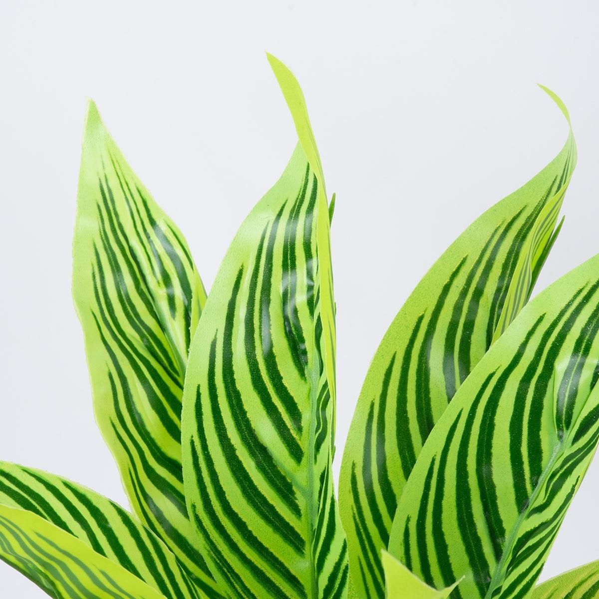 GloboStar® PEACOCK PLANT L.GREEN 78287 Τεχνητό Φυτό Καλαθέα Α.Πρ. - Μπουκέτο Διακοσμητικών Φυτών - Κλαδιών με Φύλλωμα Πράσινο Υ30cm - ledmania.gr