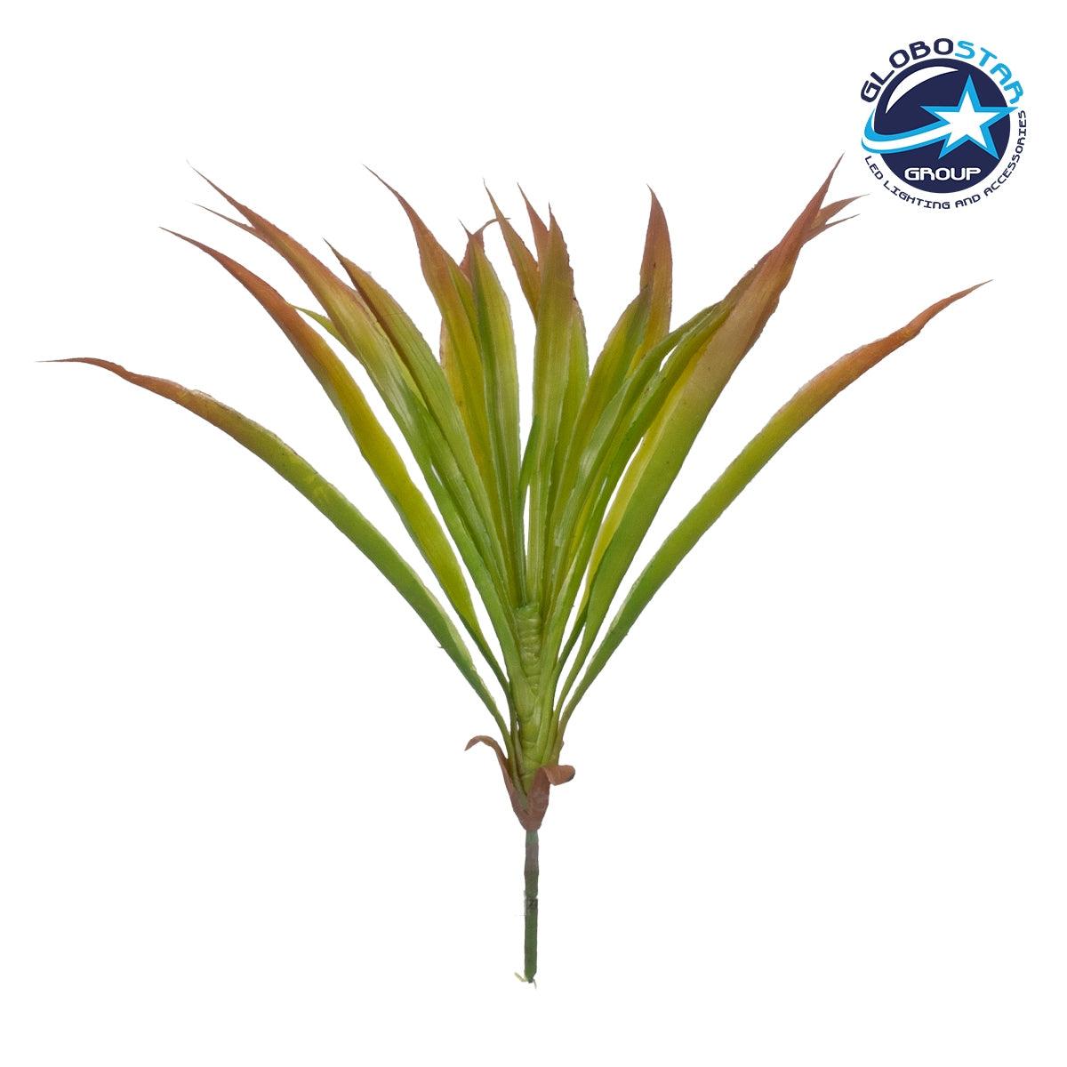 GloboStar® CORDYLINE 78229 Τεχνητό Φυτό Κορδιλύνη - Μπουκέτο Διακοσμητικών Φυτών - Κλαδιών με Φύλλωμα Πράσινο - Κόκκινο Υ34cm - ledmania.gr