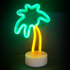ΦΟΙΝΙΚΑΣ, 34 NEON LED ΛΑΜΠΑΚΙΑ ΜΕ ΜΠΑΤΑΡΙΑ (3xAA)/USB, ΠΡΑΣΙΝΟ & ΚΙΤΡΙΝΟ, IP20, 17x10x26cm - ledmania.gr