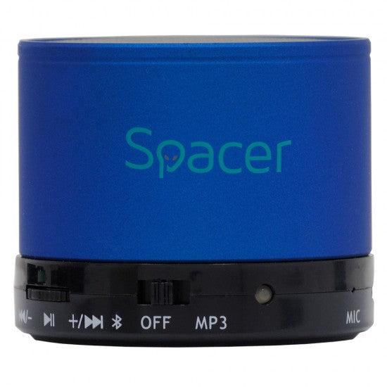 Spacer Speaker Topper Bluetooth Portable 3W,FM, Blue (SPB-TOPPER-BLU) - ledmania.gr