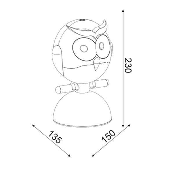 ΕΠΙΤΡΑΠΕΖΟ Φ/Σ 1ΧΕ14 ΡΟΖ ΠΛΑΣΤΙΚΟ ΚΟΥΚΟΥΒΑΓΙΑ 15Χ13,5ΧΗ23CM - ledmania.gr