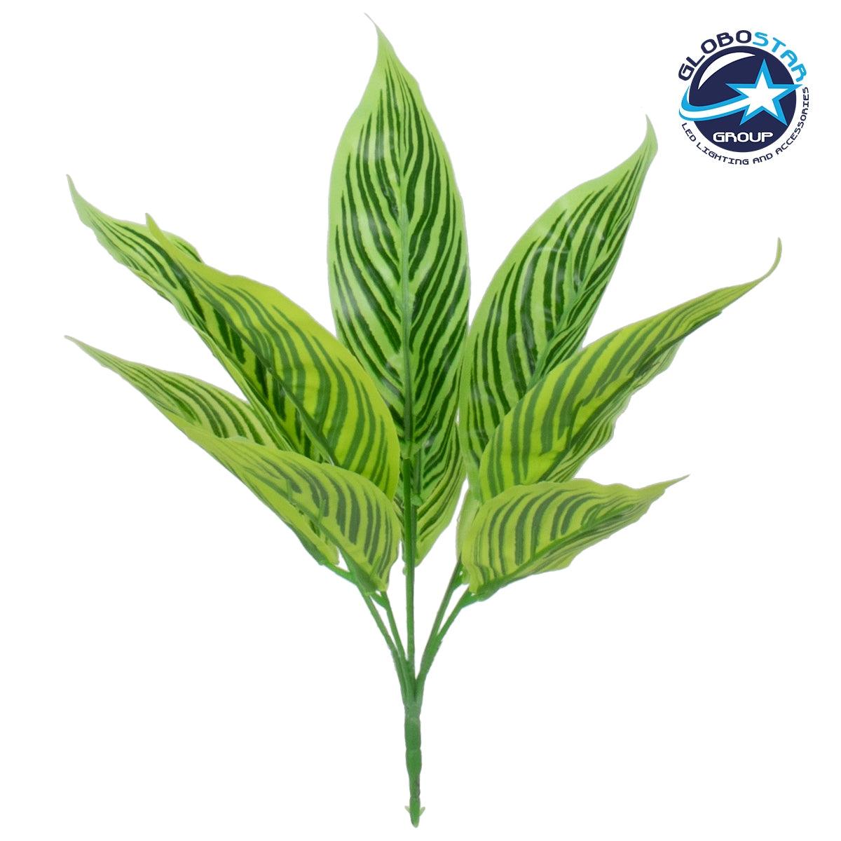 GloboStar® PEACOCK PLANT L.GREEN 78287 Τεχνητό Φυτό Καλαθέα Α.Πρ. - Μπουκέτο Διακοσμητικών Φυτών - Κλαδιών με Φύλλωμα Πράσινο Υ30cm - ledmania.gr