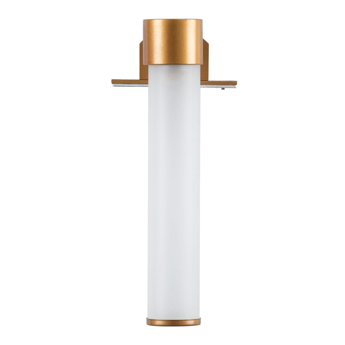 GloboStar® ELSA 60407 Μοντέρνο Φωτιστικό Τοίχου - Απλίκα Καθρέπτη Μπάνιου - Πίνακα 1 x G9 360° AC 220-240V IP44 Μ3.5 x Π13.5 x Υ20cm - Χάλκινο - ledmania.gr