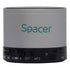 Spacer Speaker Topper Bluetooth Portable 3W, FM, Silver (SPB-TOPPER-SILV) - ledmania.gr