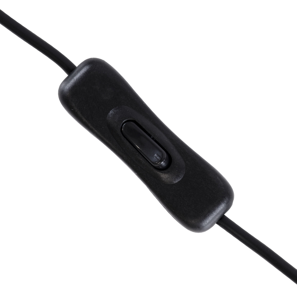 GloboStar® 70682 Καλώδιο Διακόπτης ON/OFF DC 12-24V 180cm από Jack Male 2.1x5.5mm σε Female 2.1x5.5mm Μαύρο L185 x W1.9 x H1.5cm - ledmania.gr