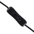 GloboStar® 70682 Καλώδιο Διακόπτης ON/OFF DC 12-24V 180cm από Jack Male 2.1x5.5mm σε Female 2.1x5.5mm Μαύρο L185 x W1.9 x H1.5cm - ledmania.gr