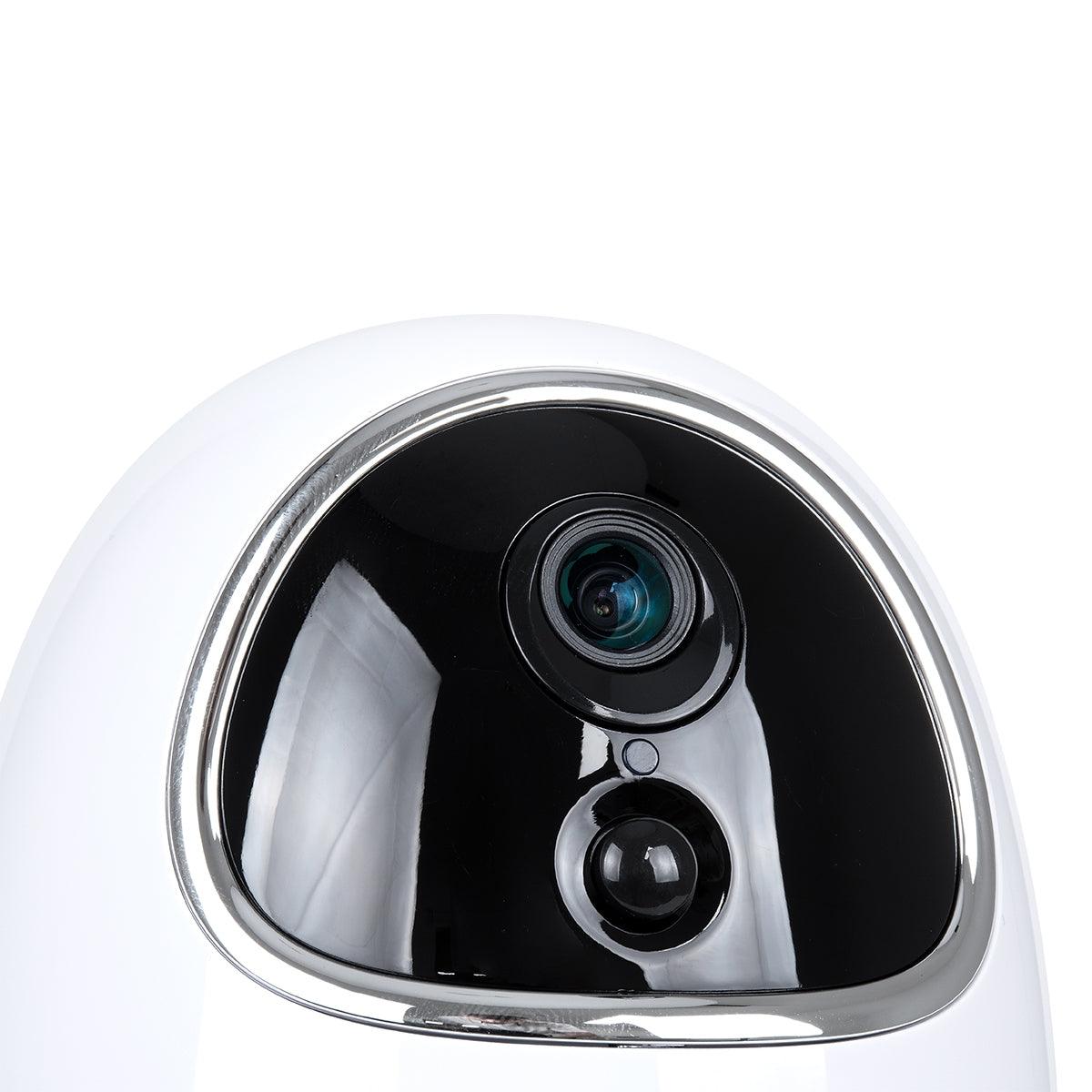 GloboStar® 86008 Rechargeable Table Camera WiFi HD 1080P 3MP 350° 5200mAh Two Way Audio & Motion Detection - Επαναφορτιζόμενη Επιτραπέζια Κάμερα WiFi HD 1080P 350° 5200mAh Διπλή Κατέυθυνση Ομιλίας με Ανιχνευτή Κίνησης - Λευκό - ledmania.gr