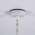 GloboStar® 36206 CONGO Καπέλο Φωτιστικού Boho - Μακραμέ Πλεκτό Χειροποίητο Μπεζ Υφασμάτινο με Σχοινί Φ30 x Υ80cm - ledmania.gr