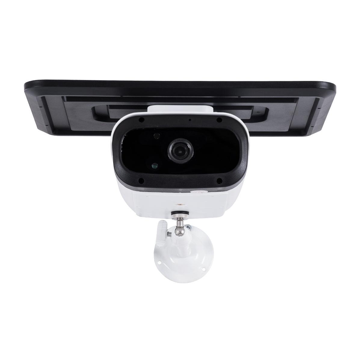 GloboStar® 86047 Αυτόνομη Ηλιακή Camera 1080P 2MP WiFi 150° Μπαταρία 3200mAh Φωτοβολταϊκό Πάνελ Αισθητήρα Ημέρας-Νύχτας & Ρύθμιση Χρόνου Διπλή Κατέυθυνση Ομιλίας Αδιάβροχη IP66 Ψυχρό Λευκό 6000K - Λευκό - ledmania.gr
