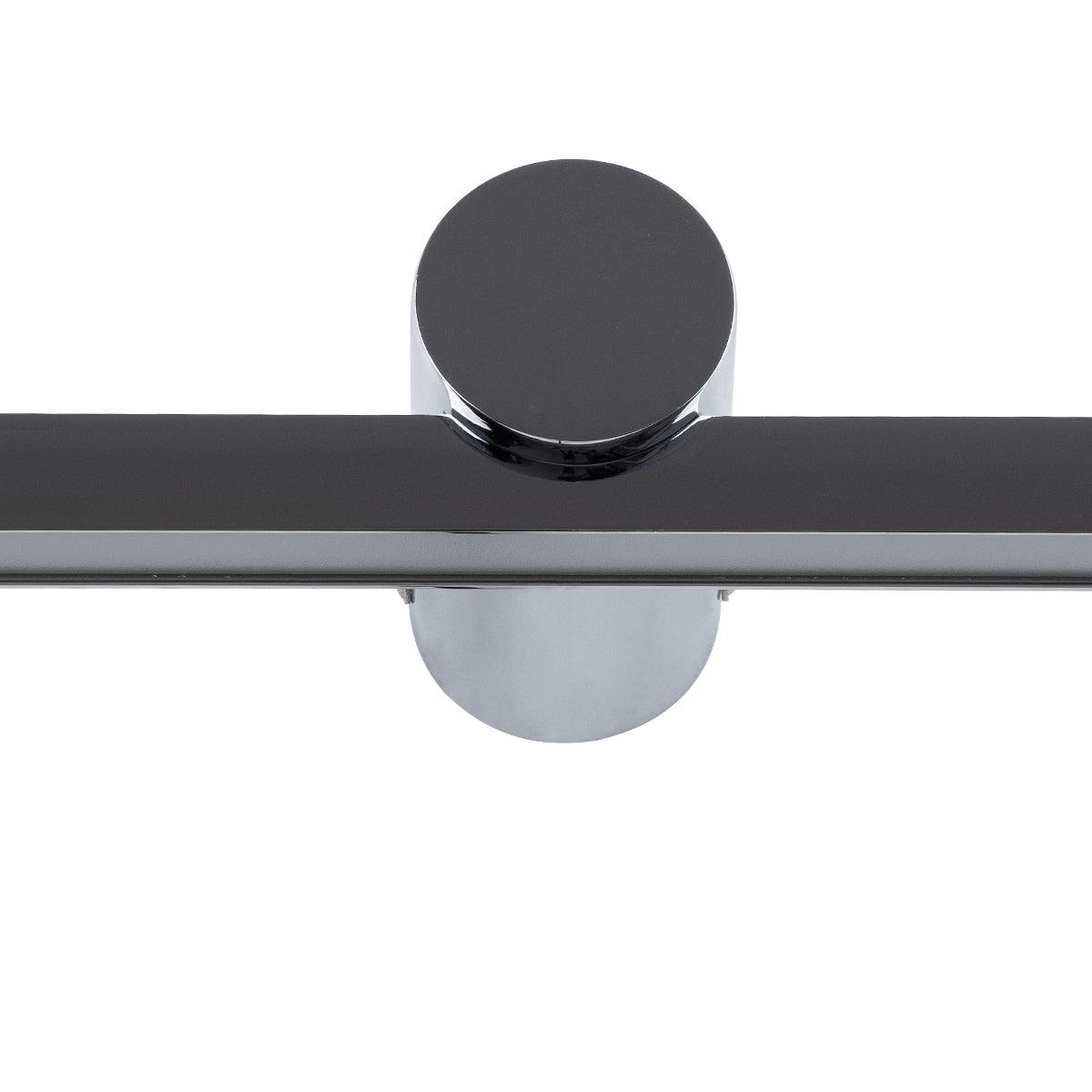 GloboStar® ROSA 60451 Μοντέρνο Φωτιστικό Τοίχου - Απλίκα Καθρέπτη Μπάνιου - Πίνακα LED 12W 1400lm 120° AC 220-240V IP44 Μ60 x Π15 x Υ7cm - Φυσικό Λευκό 4500K - Χρώμιο Νίκελ - ledmania.gr