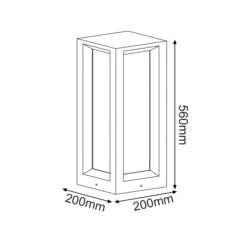 ^ΦΩΤΙΣΤΙΚΟ ΚΗΠΟΥ 560MM IP65 3xE27 Max.7W ΛΕΥΚΟ ΤΣΙΜΕΝΤΟ & PC ΚΑΛΥΜΜΑ - ledmania.gr