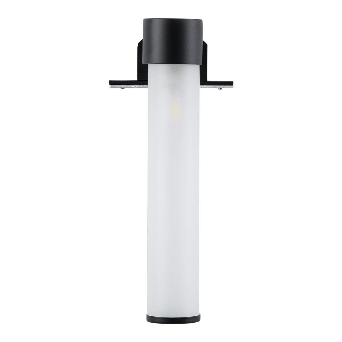 GloboStar® ELSA 60404 Μοντέρνο Φωτιστικό Τοίχου - Απλίκα Καθρέπτη Μπάνιου - Πίνακα 1 x G9 360° AC 220-240V IP44 Μ3.5 x Π13.5 x Υ20cm - Μαύρο - ledmania.gr