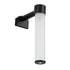 GloboStar® ELSA 60404 Μοντέρνο Φωτιστικό Τοίχου - Απλίκα Καθρέπτη Μπάνιου - Πίνακα 1 x G9 360° AC 220-240V IP44 Μ3.5 x Π13.5 x Υ20cm - Μαύρο - ledmania.gr