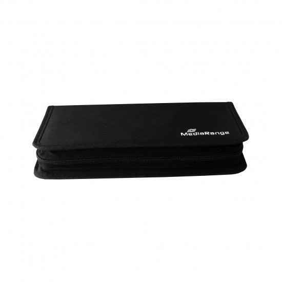 MediaRange Media Storage Wallet for 48 Discs Nylon Black (MRBOX51) - ledmania.gr