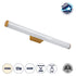 GloboStar® MABEL 60431 Μοντέρνο Φωτιστικό Τοίχου - Απλίκα Καθρέπτη Μπάνιου - Πίνακα LED 12W 1400lm 270° AC 220-240V IP44 Μ60 x Π10 x Υ5cm - Φυσικό Λευκό 4500K - Χάλκινο - ledmania.gr