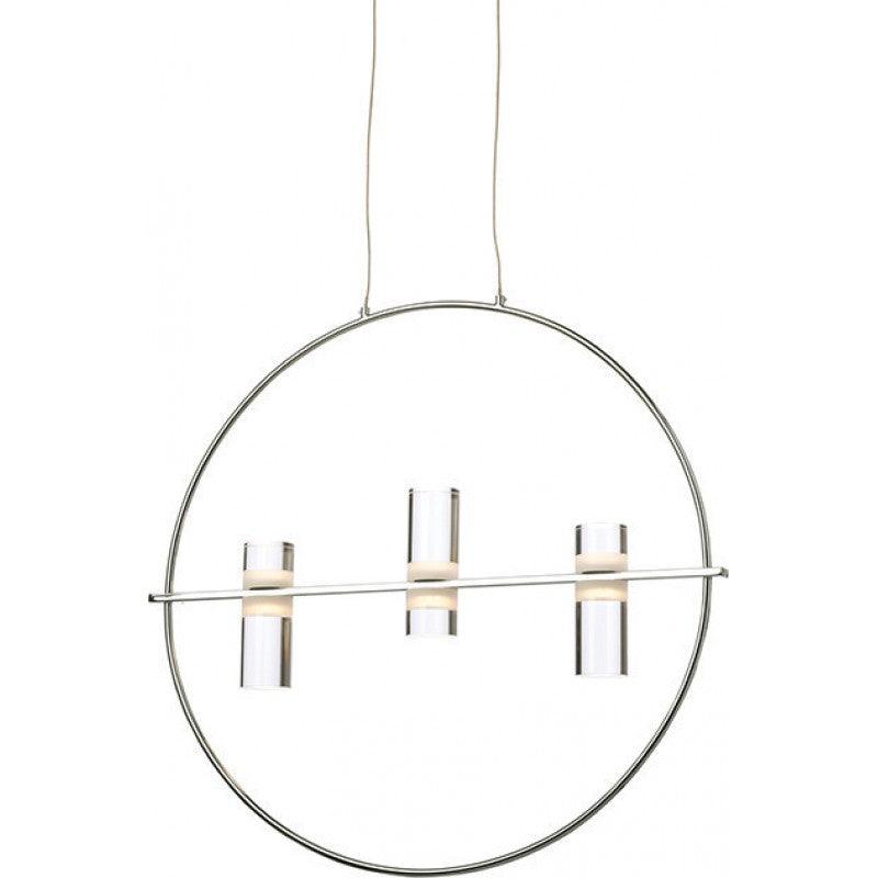 ^ΚΡΕΜΑΣΤΟ Φ/Σ LED2835 12W ΧΡΩΜΙΟ ΑΛΟΥΜΙΝΙΟ 3000Κ 1080LM D53XH173CM IONIAN - ledmania.gr