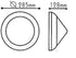 ΠΛΑΦΟΝ.IP54 ΑΛΟΥΜ.ΓΚΡΙ Ε27 ΚΑΛΥΜ.Φ30 - ledmania.gr