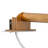 GloboStar® ELSA 60407 Μοντέρνο Φωτιστικό Τοίχου - Απλίκα Καθρέπτη Μπάνιου - Πίνακα 1 x G9 360° AC 220-240V IP44 Μ3.5 x Π13.5 x Υ20cm - Χάλκινο - ledmania.gr