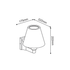 ^E27 WALL LUMINAIRE 230V AC DARK GREY IP65 MAX.15W LED LAMP - ledmania.gr