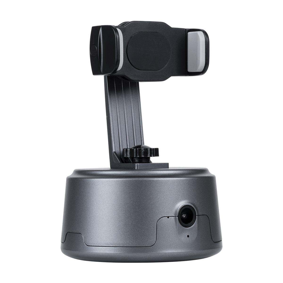 GloboStar® 86005 Following Face Auto Tracking Live Steaming Mobile Stand - Βάση Κινητού με Ανιχνευτή Κίνησης & Βάση για Τρίποδο - Μαύρο - ledmania.gr