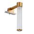 GloboStar® ELSA 60407 Μοντέρνο Φωτιστικό Τοίχου - Απλίκα Καθρέπτη Μπάνιου - Πίνακα 1 x G9 360° AC 220-240V IP44 Μ3.5 x Π13.5 x Υ20cm - Χάλκινο - ledmania.gr