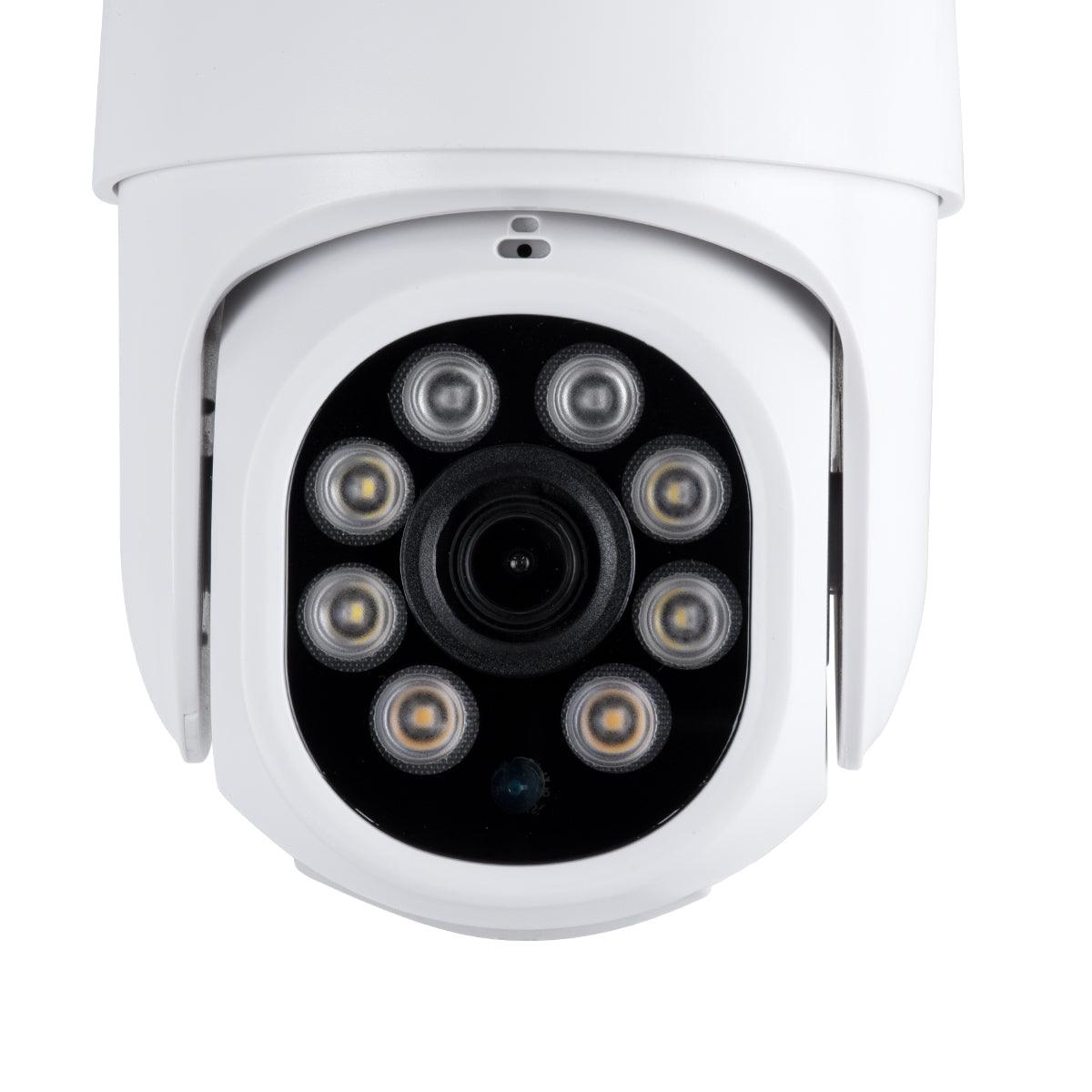GloboStar® 86042 Ασύρματο Καταγραφικό με Οθόνη - 8 x Camera 2MP 1080P WiFi 360° Μοιρών - Αδιάβροχο IP66 - Νυχτερινή Όραση με LED IR - Διπλή Κατέυθυνση Ομιλίας - Ανιχνευτή Κίνησης - Νυχτερινή Λήψη - Λευκό - ledmania.gr
