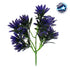 GloboStar® PURPLE MAKI 78282 Τεχνητό Φυτό Ποδόκαρπος Μωβ - Μπουκέτο Διακοσμητικών Φυτών - Κλαδιών με Φύλλωμα Μωβ Υ28cm - ledmania.gr