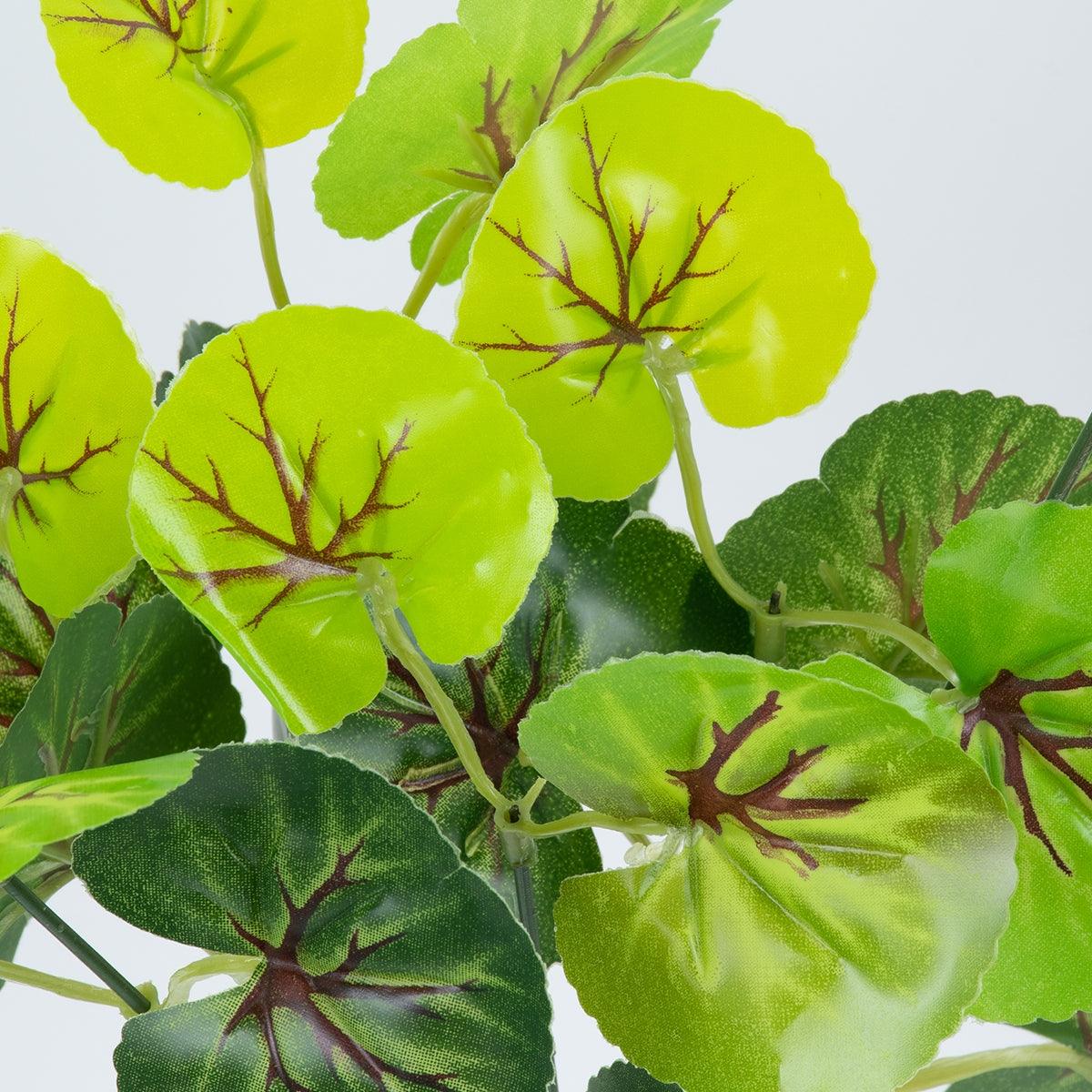 GloboStar® CENTELLA 78267 Τεχνητό Φυτό Σεντέλα - Μπουκέτο Διακοσμητικών Φυτών - Κλαδιών με Φύλλωμα Πράσινο Υ33cm - ledmania.gr